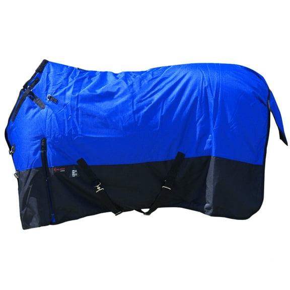 40 in Hilason 600D Waterproof Turnout Miniature Horse Winter Blanket Blue