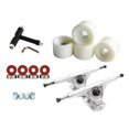 thumbnail image 1 of S SERENABLE Traction à Roue pour Planche à Roulettes Camion 7 Pouces ABEC-11 Roulement Longboard Skate Board Blanc, 1 of 9