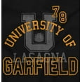 thumbnail image 2 of Retro Cartoon University of Garfield Romper Boys or Girls Infant Baby Brisco Brands NB, 2 of 6
