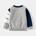thumbnail image 5 of JIAYUE Boys Shirts Lightweight Knit Sweater Soft Crewneck Pullover Color Sleeve Casual For Toddlers And Kids Comfortable Everyday Wear Versatile Children Tops, 5 of 8