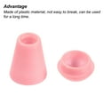 thumbnail image 4 of Uxcell Bell End Stopper, Cord Rope Lock for Drawstring Bag, Peach Pink 100 Pack, 4 of 5