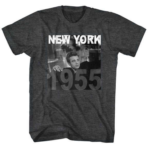 James Dean New York 59 Black Adult T-Shirt 6Xl