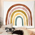 thumbnail image 4 of WREESH Rainbow Tapestry Wall Decor, Rainbow Wall Hanging Hand Sewn Edges Boho Colors, 4 of 6