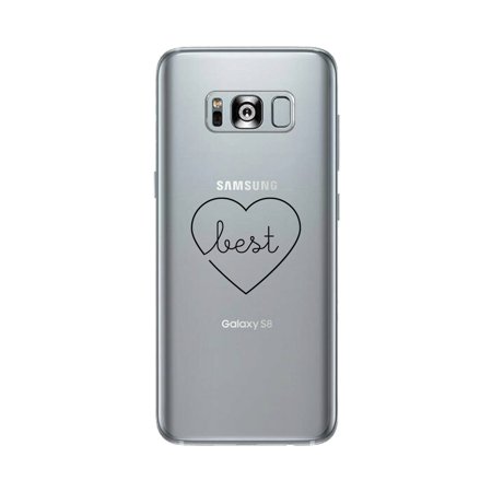 Best Babes-Left Cute Matching Galaxy S8 Clear Case Gift For