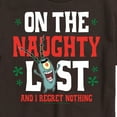 thumbnail image 2 of SpongeBob SquarePants - Plankton Naughty List Christmas - Men's Short Sleeve Graphic T-Shirt, 2 of 5