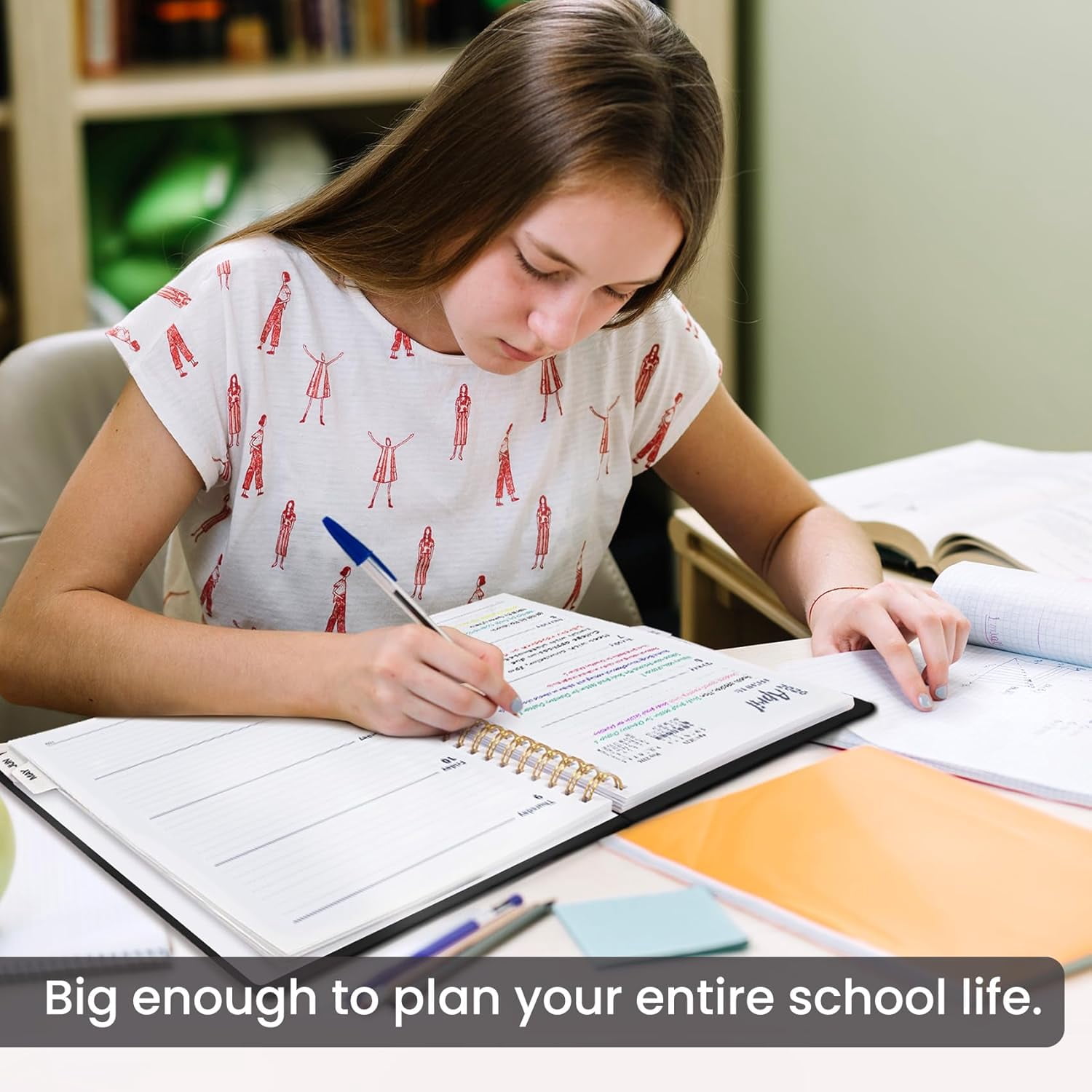 Academic Planner 2025-2026, Weekly and Monthly Calendar Planner Book, July 2025 – June 2026, Hardcover Organizer with Tabs, Perfect for Teachers, Students, Women & Men, A5 (6.4" x 8.5") - Pink