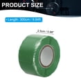 thumbnail image 2 of Unique Bargains Ruban Adhésif, Ruban Silicone Auto-Fusant 10 Pieds, Ruban de Réparation Scellé, Vert 1 Pcs, 2 of 6