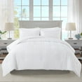 thumbnail image 1 of JML Tufted Twin Comforter Set 2 Pieces, Jacquard Boho Tufts Bedding Set - All Season Duvet and 1 Pillow Sham Bed Sets, White, 1 of 9
