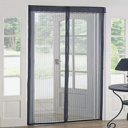 Bug Free Magnetic Mesh Screen Door Auto-Close Magnetic Screen Bugs Mosquitoes Flies Fly As Seen On Tv 40"" X 82.5""