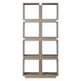 thumbnail image 3 of Modern Cappuccino Geometric Bookcase, 3 of 5