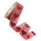 thumbnail image 2 of GOOHOCHY 2 rollos de cinta de poliéster de 5 m con estampado de corazones para envolver regalos de San Valentín (modelo 9), 2 of 8