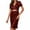 Red, variant on Herrnalise Women Summer Sexy Navel Short Sleeve Dresses Casual Knee Length Dress Deals