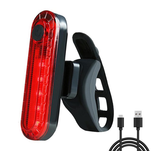 Luz trasera de bicicleta 4 modos lámpara impermeable MTB bicicleta linterna seguridad trasera 1 ud. FLhrweasw Nuevo