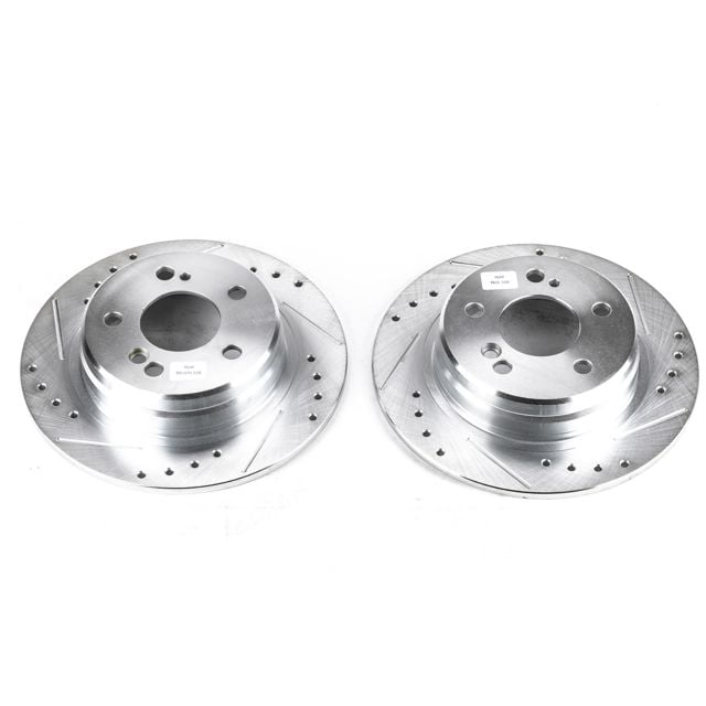 Power Stop EBR417XPR Evolution Drilled & Slotted Rotors -Rear
