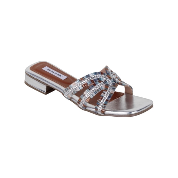 Sandalia con tacón Sirelle en Sintético – Plata