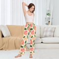 thumbnail image 5 of FORMRS Women's Pajama Pants with Pockets Soft Comfy Loungewear Sleep Bottom, Sizes S-2XL, Watercolor Grapefruit, 5 of 8