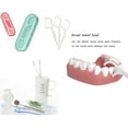 thumbnail image 2 of High Toughness Professional Toothpicks Sticks Dental Floss Picks 40 Picks Threader Flosser with 4 Storage Cases, flossing for Family,Hotel,Travel, 2 of 4