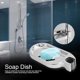 thumbnail image 2 of Estante de ducha sin taladro, soporte para jabonera para barra de ducha para baño (diámetro del orificio de instalación de 25 mm), 2 of 4