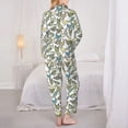 thumbnail image 6 of Goofa Funny Chicken Printed Women’s 2 Piece Pajama Set Super,Pajamas Women's Long Sleeve Sleepwear Soft Button Down Loungewear Pjs Lounge Set Nightwear-Medium, 6 of 9