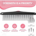 thumbnail image 4 of Rastrillo para perros, deslanado, desenredado, cepillo y peine - Rastrillo para subpelo para perros, gatos, enredados, pelajes cortos y largos - Cepillo para desenredado, 4 of 5