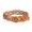 Brown, variant on Women's Wide Woven Braided Raffia Belt Summer Black X-Small-Large