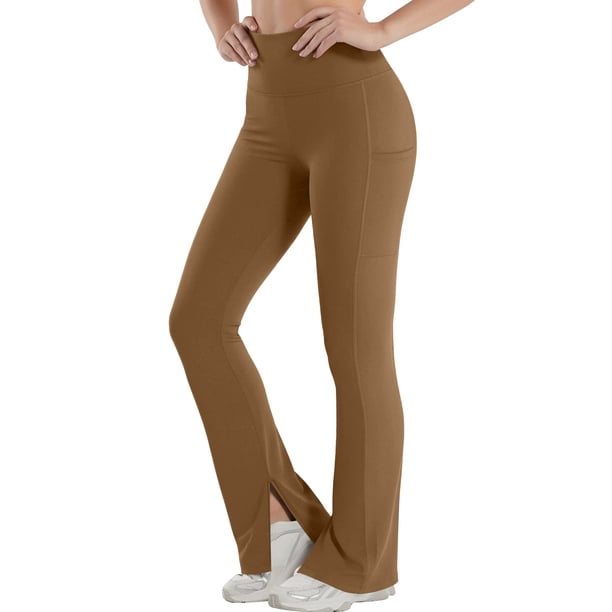 Pantalones de Yoga para Mujer con Bolsillos de Lana Forrada Leggings de Entrenamiento para Mujeres, Alta Cintura Fitness Pantalones Deportivos con Bolsillos Laterales