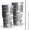 Black and White, variant on 30oz Black and White Chevron Pattern Tumblers Stainless Steel Tumbler with Lid and Straw,Vacuum Insulated Double Wall Travel Tumbler Cups Mug with Cleaning Brush for Coffee,Tea