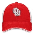 thumbnail image 2 of Women's Top of the World Crimson/White Oklahoma Sooners Radiant Trucker Snapback Hat, 2 of 4
