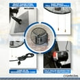 thumbnail image 7 of Comfort Zone 30” 2-Speed Oscillating High Velocity Industrial Wall Fan, All-Metal Construction, Adjustable Tilt, Steel Mounting Bracket with Adjustable Angle, Aluminum Blades, Black, 7 of 7