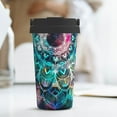 thumbnail image 6 of Daiia Watercolor Mandala Printed Stainless Steel Tumbler with Lid and Straw, Double Wall Vacuum Insulated Coffee Tumbler Travel Coffee Mug with Leak Proof Lid, 6 of 8