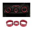 thumbnail image 2 of 3 Pcs Anneaux de Contrôle de Volume Rouge pour Xv Forester 2018-2023 Console Centrale de Voiture K, 2 of 5