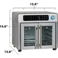 thumbnail image 2 of Emeril Lagasse 26 QT Extra Large Air Fryer, Convection Toaster Oven with French Doors, Stainless Steel, 2 of 5