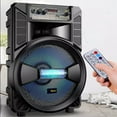 thumbnail image 5 of 3000W Portable Bluetooth Speaker with 8" Subwoofer, Heavy Bass, RGB LED Lights, Rechargeable Battery, for Parties, Camping, Beach Trips & Outdoor Events, 5 of 8