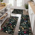 thumbnail image 2 of Pioneer Flower Floral Print Pattern Kitchen Rugs Sets Of 3,Kitchen Runner Rugs Non Skid Washable,Decorative Kitchen Floor Mats for Kitchen,Sink,Laundry,17"x30"+ 17"x47" + 17"x59", 2 of 6