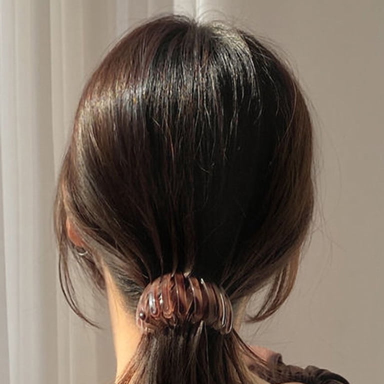 Scunci Expandable Adjustable Ponytailer Bun Clip Brown Black 21314_20230704__68756.  main image 4