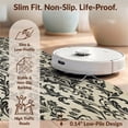 thumbnail image 6 of Design&I 8'x10' Washable Area Rug Cream Ornate Beige Motifs Subtle Weathered Finish Rectangular for Living Room, Family Extra Large Skid-Resistant Low Profile, 6 of 7