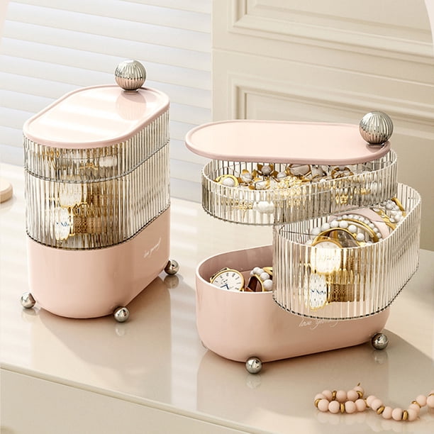 Organizador de maquillaje giratorio Estante de almacenamiento de varias capas Accesorios para el hogar a prueba de polvo Sywqhk Libre de BPA