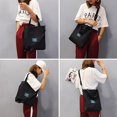 thumbnail image 3 of Bolsos hombro lona ​​bolso cruzado bolso para mujer bandolera gran capacidad sencillo chicas, 3 of 6