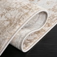 thumbnail image 5 of SAFAVIEH Continental Laird Distressed Area Rug, Light Beige/Beige, 6'7" x 6'7" Square, 5 of 11