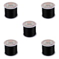 thumbnail image 1 of Hilo de abalorios de 60M Toystoory cordón elástico portátil DIY Negro, 1 of 4