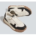 thumbnail image 5 of LUCKY STEP Comfort Retro Color Blocked Sneakers Fashion Casual Shoes,Beige&Black,Womens, 5 of 9
