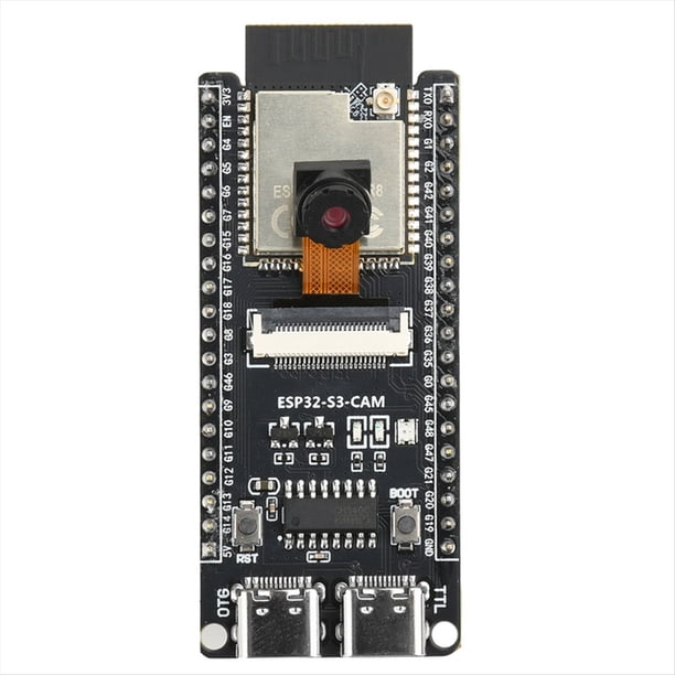 Placa de Desarrollo ESP32-S3-CAM con MóDulo de CáMara Integrado ESP32-S3-N16R8, Wifi, Bluetooth y NúCleo CH340.