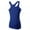 Blue, variant on KBZDBZC Tank Tops for Women Yoga Tops Women Sexy Gym Sportswear Vest Fitness Tight Sleeveless Running Shirt Oversized Workout Tops for Women Womens Tank Tops (Hot Pink,L)