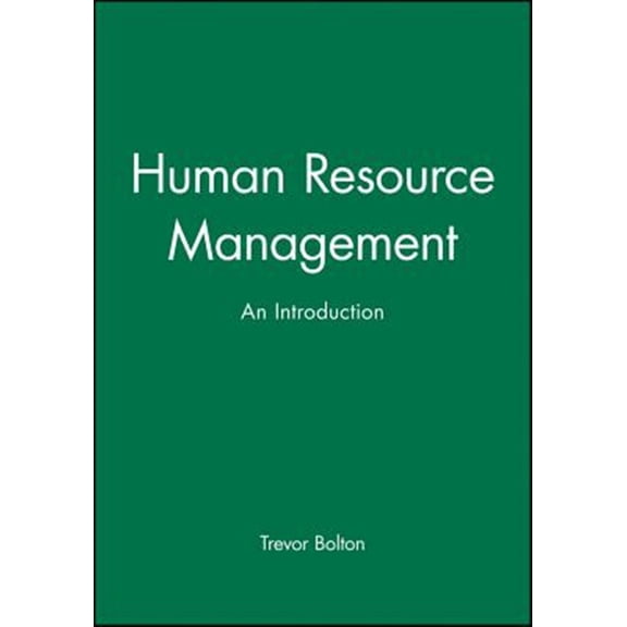 Pre-Owned BSS: Human Resource Management: An Introduction (Paperback)