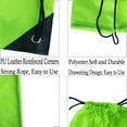 thumbnail image 3 of 10 Colors Drawstring Backpack Bags Sack Pack Cinch Tote Sport Storage Polyester Bag for Gym Traveling, 3 of 6