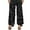 Black, variant on Women's Pants Elegant Striped Straight Leg Black Petite XXS (0)