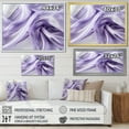 thumbnail image 5 of Designart "Fab Waves White and Purple Symphony III" Oversized Abstract Framed Wall Art - Modern Purple Abstract Geometric Entryway Framed Wall Art, 5 of 7