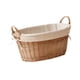 thumbnail image 2 of Cesta de mimbre para la colada, bolsa para ropa sucia, para sala de estar, dormitorio de hotel Pequeño, 2 of 9