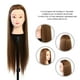 thumbnail image 1 of Cabezal de Entrenamiento de Peinado de Cabello Humano, Resistente al Calor, marrón Dorado, Sedoso, maniquí, Cabeza de cosmetología, para estilistas, peluqueros, Maestros de Belleza Ecomeon no, 1 of 6