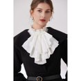 thumbnail image 4 of Ywmsfl Multilayer Jabot Collar for Women Daily Formal Outfit Fashionable Detachable Collar Neckpiece For Cocktial Theme Event, 4 of 11